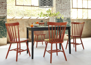 Almost Black Rectangular Dining Table – Seats 6, Wood & Veneer