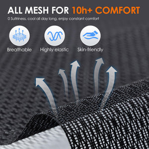 Ergonomic Mesh Office Chair with Flip-Up Armrests