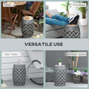 Mosaic Round Outdoor Side Table