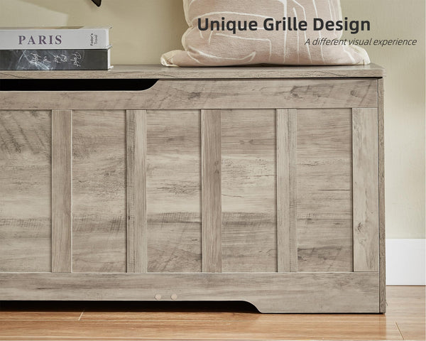 Large Storage Chest Bench with Safety Hinges