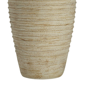 Southwest Rustic Jug Table Lamps Set of 2 – 28" Sand Finish, Cream Shade