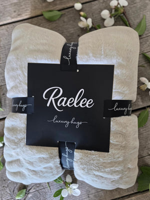 Faux Fur Plush Throw Blanket 50x60