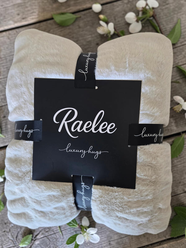 Faux Fur Plush Throw Blanket 50x60