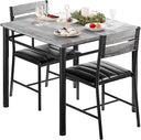 2-Person Dining Table Set with Upholstered Chairs