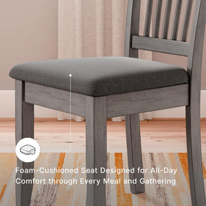 Spindle Back Dining Chairs, Set of 2