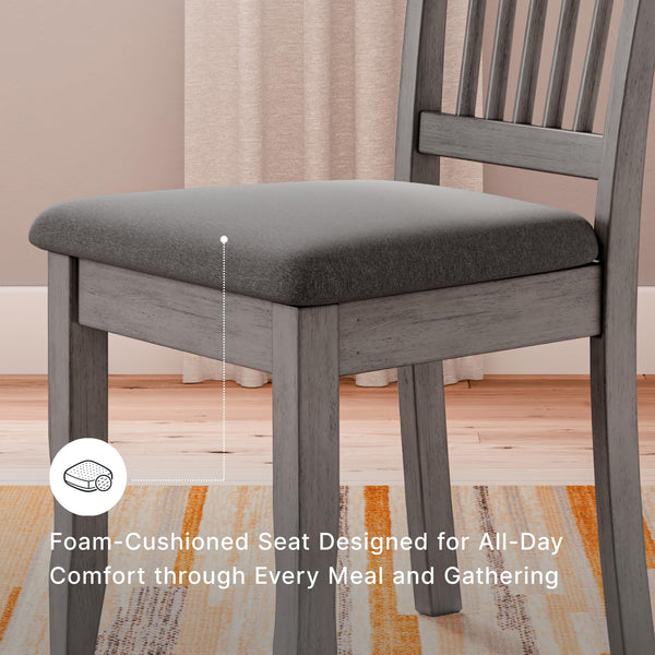 Spindle Back Dining Chairs, Set of 2