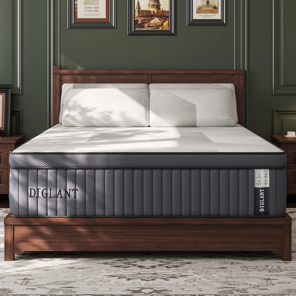 14-Inch Euro Top Hybrid Mattress with Memory Foam & Pocket Springs