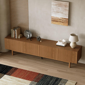 86.61" Mid-Century Modern TV Stand for TVs up to 85"