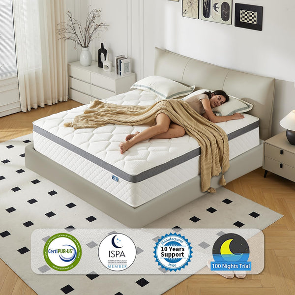 10-Inch Hybrid Queen Mattress