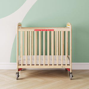 Infant Evacuation Daycare Crib with Clearview Panels & Foam Mattress