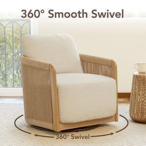 Boho Swivel Accent Chair