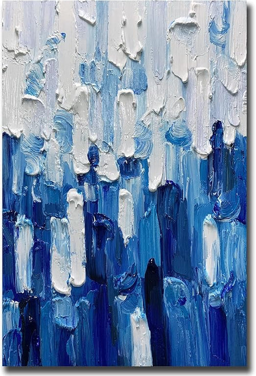 Abstract City Canvas Wall Art – 24x36 Inch