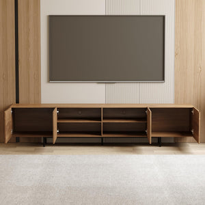 94.48" Mid-Century Modern TV Stand with Storage