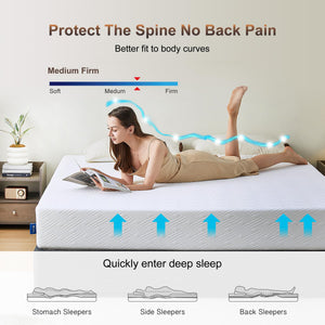 Full Size Memory Foam Mattress 8 Inch