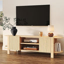 65" Fluted TV Stand with Storage Cabinet