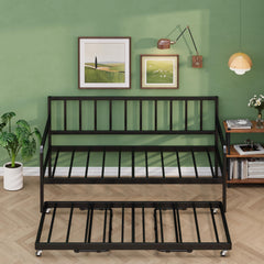 Twin Metal Daybed with Pop-Up Trundle