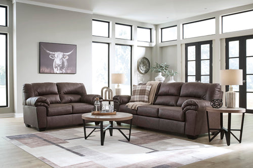 WalkerPoint Contemporary Sofa – Dark Brown