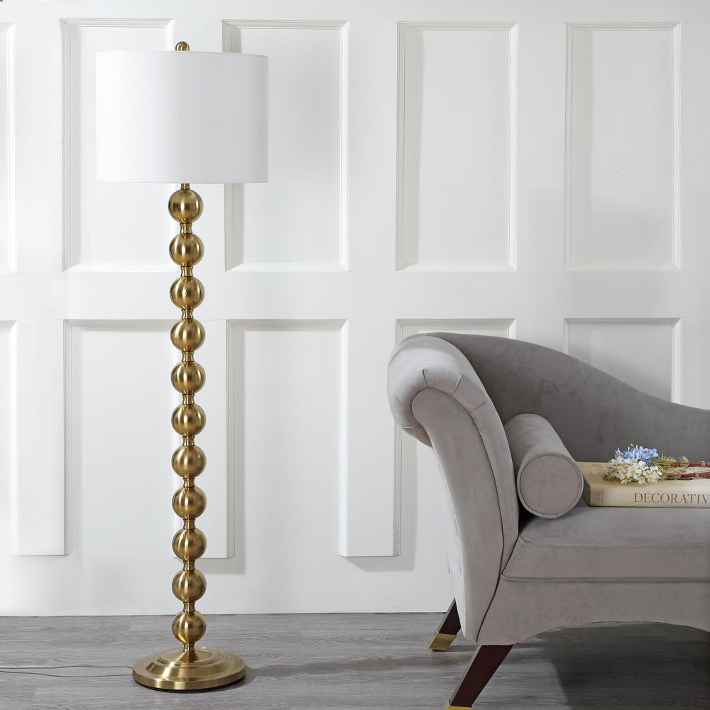 Stacked Ball Floor Lamp with LED Bulb