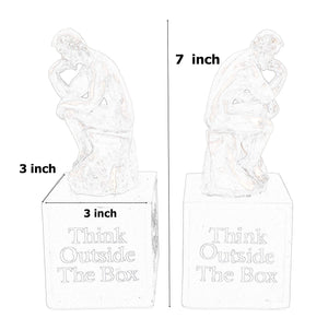 Thinker Bookends Set of 2