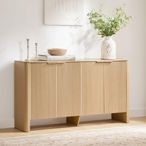 61" Sideboard Buffet Cabinet with Adjustable Shelves