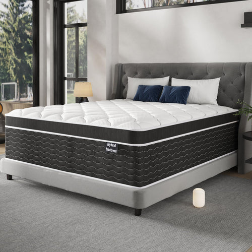 Hybrid Gel Memory Foam Mattress with Pocket Springs