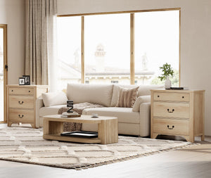 3-Drawer Farmhouse Dresser – Oak