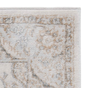Oriental Area Rug 6'7" x 9' – Machine Woven Polypropylene, Non-Shedding