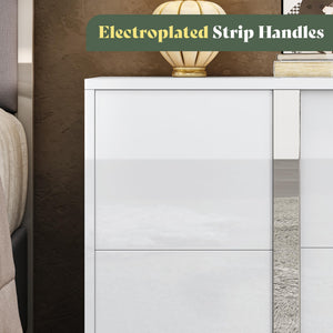3-Piece Bedroom Dresser Set with 2 Nightstands & 6-Drawer Dresser