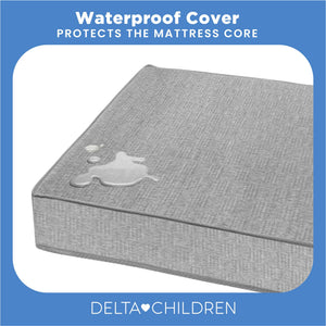 Dual Sided Baby Crib & Toddler Mattress – Waterproof Foam, GREENGUARD Gold Certified