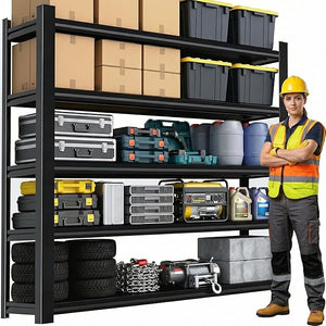 Heavy Duty 5-Tier Metal Storage Shelving Unit