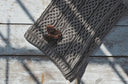 Merino Wool Irish Cable Knit Throw Blanket — Aran Celtic Pattern 40" x 55"