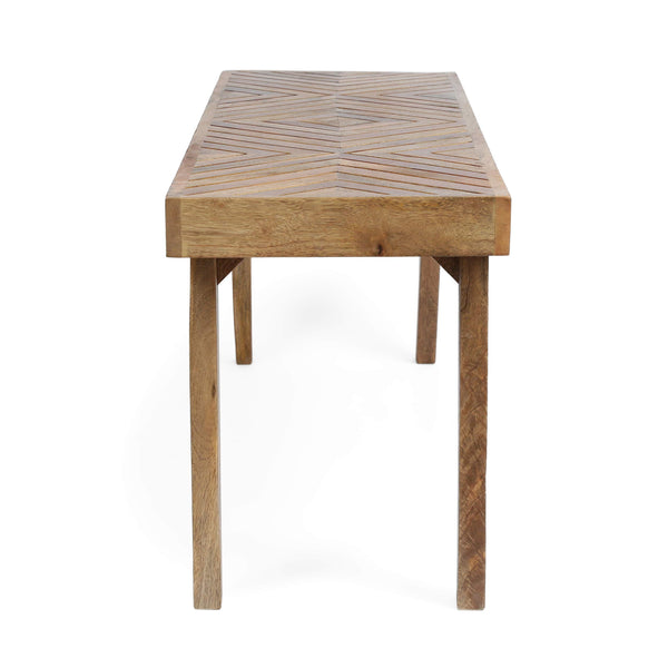 Mango Wood Rectangular Dining Bench