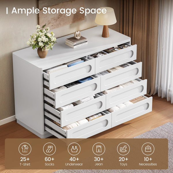 8-Drawer Dresser with Deep Drawers