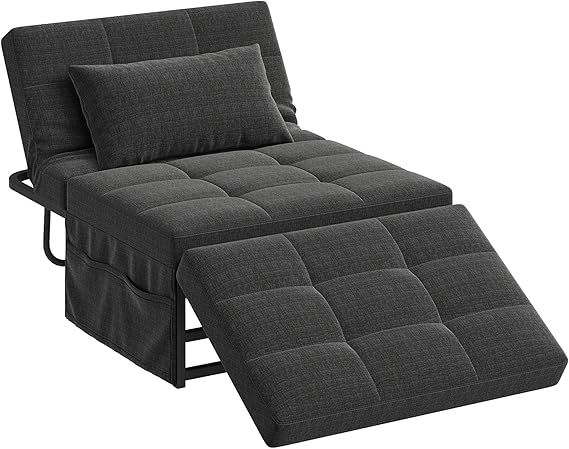 4-in-1 Convertible Folding Ottoman Sleeper Chair