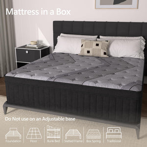 12-Inch Hybrid Mattress – Medium Firm, Pocket Springs & Memory Foam