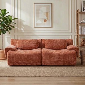 Modular Cloud Sofa Sectional – Chenille Boneless Couch, No Assembly
