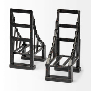 Metal Bridge Suspension Bookends Set of 2
