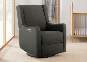 Power Recliner Swivel Glider with USB Charging – Stain-Resistant Fabric