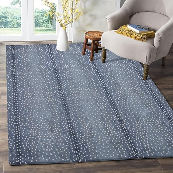 Hand-Tufted Wool Runner Rug – Antelope Pattern