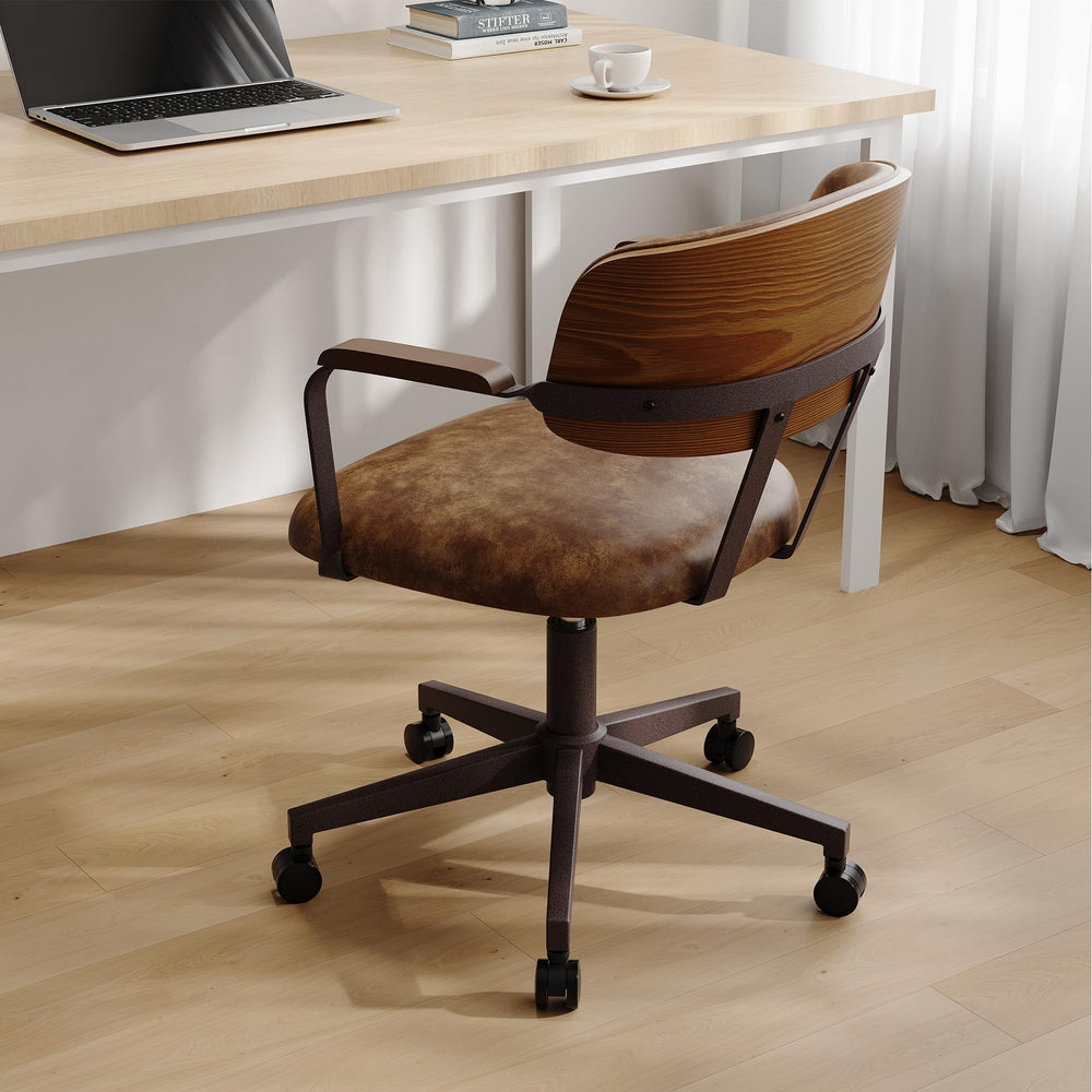 Mid-Century Modern Swivel Office Chair