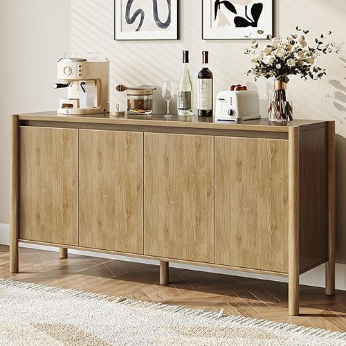 Mid Century Sideboard Buffet Cabinet 59 Inch
