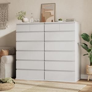 7-Drawer Tall Dresser with Jewelry Storage