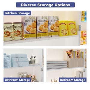 72" LED Kitchen Pantry Cabinet with Barn Doors