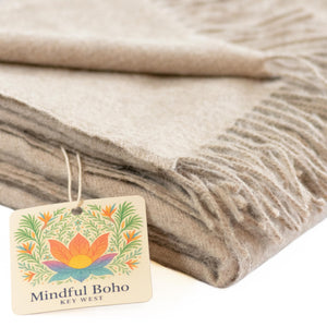Baby Alpaca Throw Blanket
