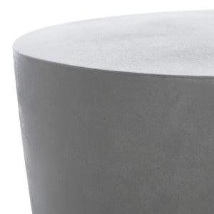 Round Concrete Outdoor Accent Table