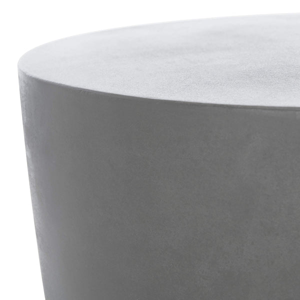 Round Concrete Outdoor Accent Table