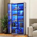 LED Display Cabinet with Adjustable Shelves & Sensor Light