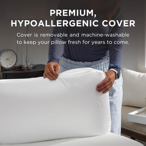 Memory Foam Symphony Pillow – Standard, White