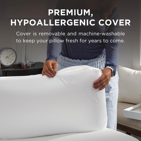 Standard Bed Pillow 2-Pack – Dual-Sided, Adaptive Memory Foam, Soft