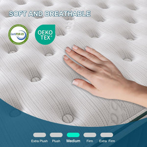 Hybrid Pocket Spring Mattress with Gel Memory Foam
